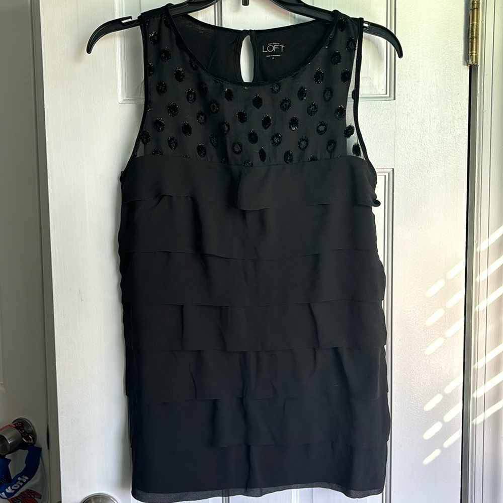 Black evening top